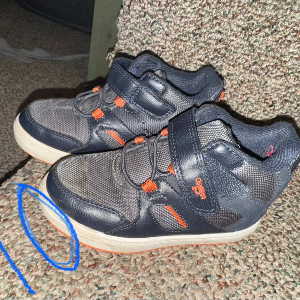 OshKosh B'gosh Blue and Orange Kids' Sneakers